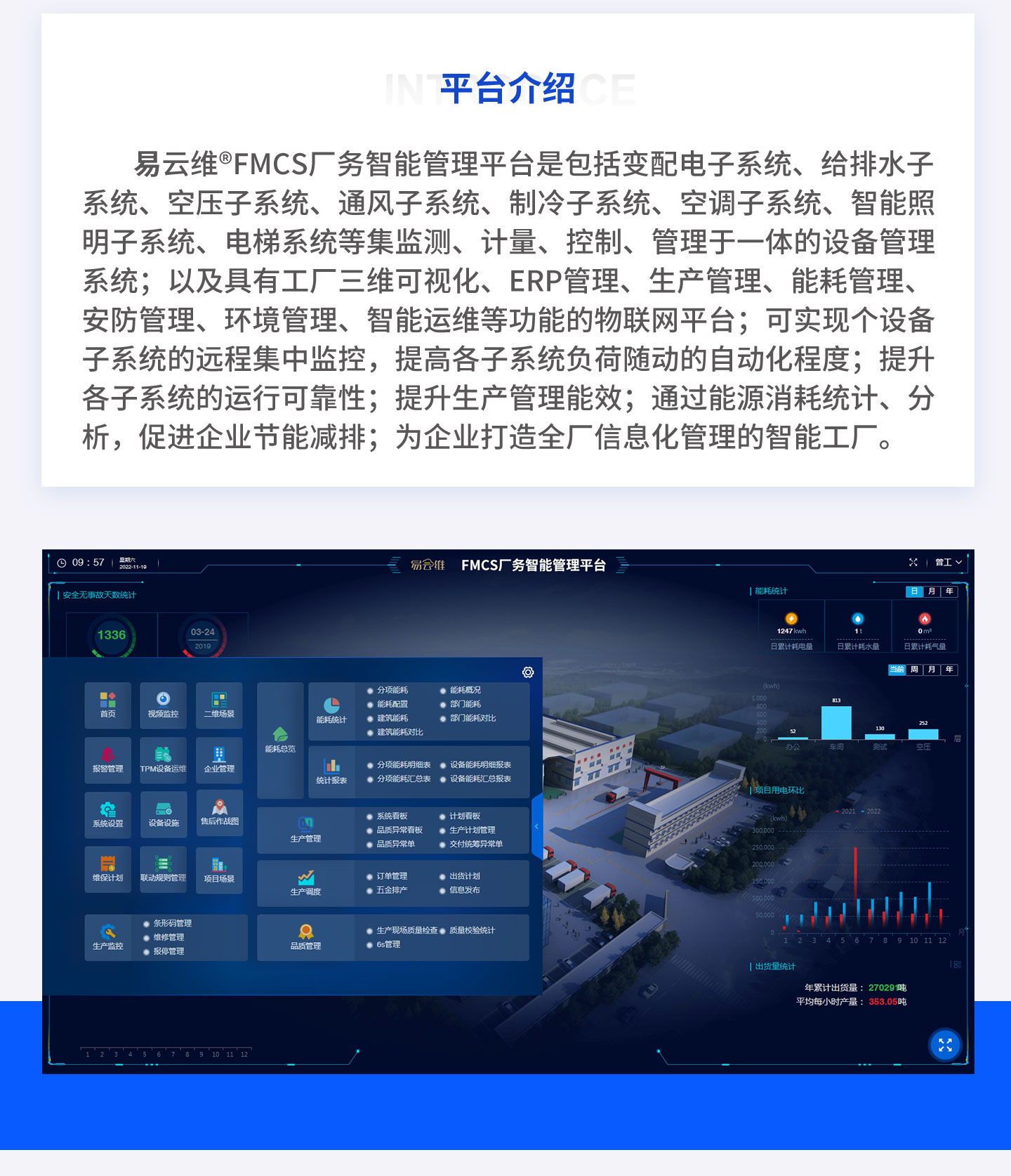 智能FMCS工廠管理平臺為企業(yè)打造全廠信息化管理